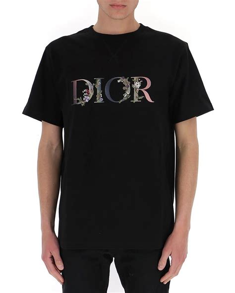 dior flower t shirt|christian dior t shirt men's.